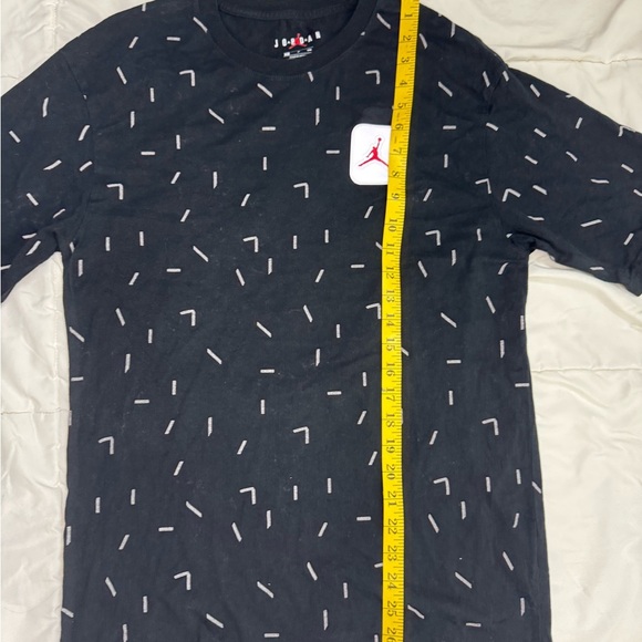 Jordan Black Patterned Men's T-Shirt Size Small. - Picture 5 of 9